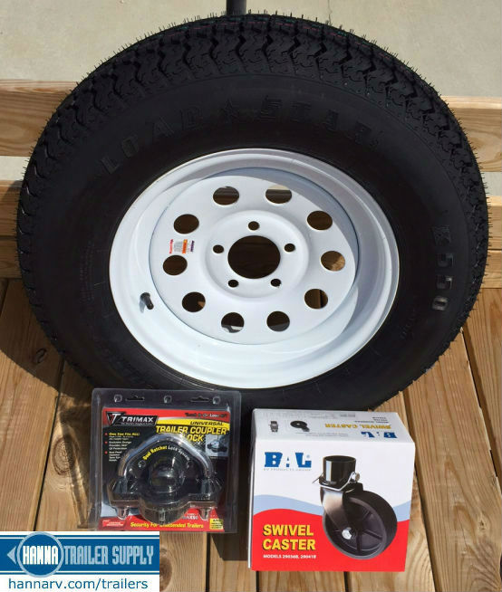 Single Axle Enclosed Trailer ETrack Accessory Pack Hanna Trailer Supply